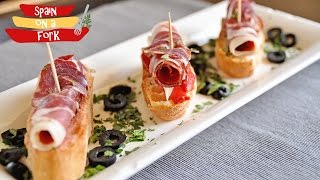 Open Faced Jamon Iberico Sandwiches [upl. by Annoel]