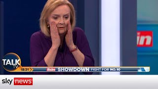 Tory leadership debate halted after presenter faints in studio [upl. by Aziar]