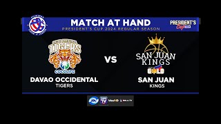 PSL PRESIDENTS CUP 2024  GAME 3  DAV OCC TIGERS COCOLIFE vs SJ KINGS GO FOR GOLD  FEB 29 2024 [upl. by Devinne417]