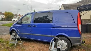 Camper Van Conversion Day 1 INSULATION  The Carpenters Daughter [upl. by Yt]