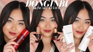 DONGINBI SKINCARE REVIEW  LUXURY ANTIAGING KOREAN RED GINSENG SKINCARE [upl. by Joselow]