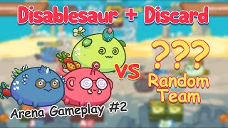 Axie Infinity Disablesaur  Discard Team  Arena Gameplay 2  Tagalog [upl. by Jacoba521]