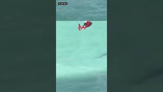 USCG Rescues Man Clinging To Cooler Miles Off Floridas Coast Following Hurricane Milton [upl. by Eerpud]