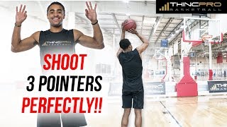 How to Shoot a 3 Pointer PERFECTLY Basketball Shooting Drills [upl. by Reivaxe]