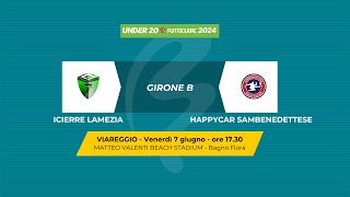 Beach Soccer 2024 U20  ICIERRE LAMEZIA  HAPPYCAR SAMBENEDETTESE [upl. by Byrle867]