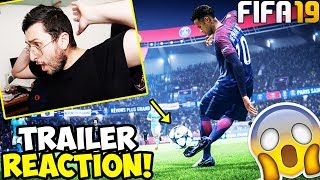 SPETTACOLAREEE LA MIA REAZIONE AL TRAILER DI FIFA 19 [upl. by Dimitris643]