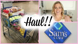 1st SAMS CLUB HAUL  SHOP WITH ME [upl. by Shulamith]