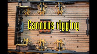 HMS Victory  part 52 Cannons Rigging [upl. by Betteann73]