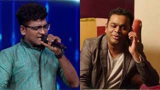 AR Rahman Request to Ajay Krishna Sing Like Udit Narayanan [upl. by Gorrian]