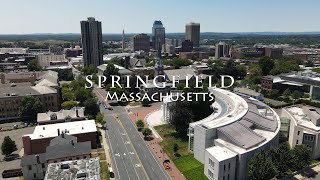 Springfield Massachusetts  4K Drone Tour [upl. by Anuahs]