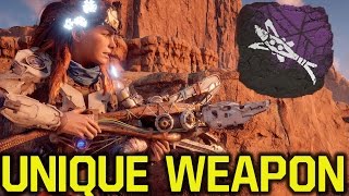 Horizon Zero Dawn gameplay  Tearblaster AMAZING UNIQUE WEAPON Horizon Zero Dawn Tips and Tricks [upl. by Magnien]