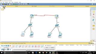 Configure 2 LANs with 2 Routers using OSPF Routing using CISCO Packet Tracer [upl. by Aicekat]