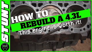 HOW TO REBUILD A 43L ENGINE  PREP amp PAINT [upl. by Nairdad332]