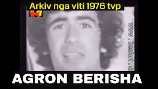 Agron Berisha  Arkiv 1976 nga TVP [upl. by Akerdnahs]