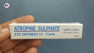 Atropine Sulphate eye Ointment  Atropine Sulphate Cream  Atropine Sulphate Eye Ointment Uses [upl. by Ecinuahs700]