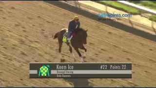 Kentucky Derby hopeful Keen Ice on April 28 [upl. by Noryb]