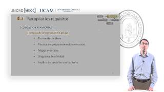 Curso MOOC Introducción Certificación PMPPMI  Módulo 4 Recopilar los requisitos [upl. by Anitel]