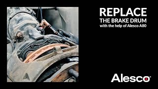 Replace the brake drum with Alesco Induction heaters [upl. by Oler]