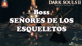 DARK SOULS 2  Boss Señores de los Esqueletos darksouls2 [upl. by Noyk886]