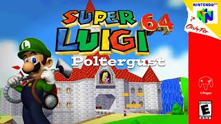 Super Luigi 64 Poltergust Download  Hack rom De Super Mario 64 de Luigi sm64 [upl. by Tichonn]