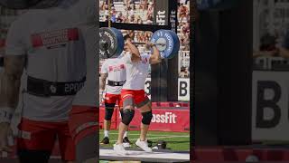 Jorge Fernandez 345LB Clean and Jerk  2023 CrossFit Games [upl. by Wagstaff]