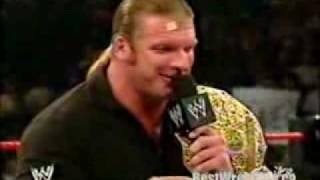 Triple H disses austin funny [upl. by Lidda]