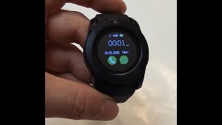 How To Install A SIM Card And Memory Card On A V8 Smartwatch [upl. by Plume]