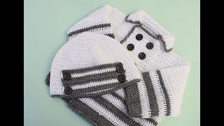 How to make wool hat set with crochet coat Majovel crochet [upl. by Htaras805]