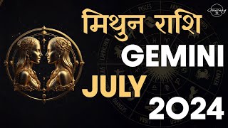 Gemini July 2024 Tarot Reading Hindi  Gemini July 2024 Love Monthly Predictions Mithun Rashi [upl. by Olette]