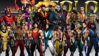 Mortal Kombat Gold  All Ending Cutscenes HD [upl. by Albarran]