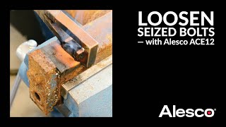 Loosen seized bolts with Alesco ACE12NIX3Cooling Unit [upl. by Jerrol751]