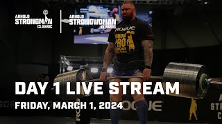 Full Live Stream  Rogue Elephant Bar Deadlift  2024 Arnold Strongman Classic [upl. by Scrope]