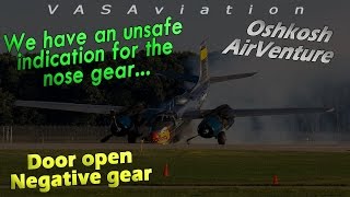 REAL ATC A26 Invader WITHOUT NOSE GEAR at Oshkosh [upl. by Inaja]