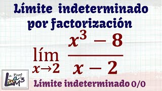 Límites con diferencia de cubos  La Prof Lina M3 [upl. by Gustafsson]