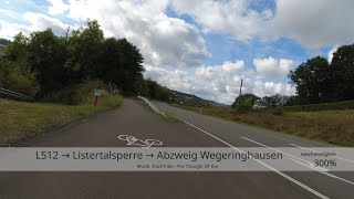 OE L512 → Listertalsperre → Abzweig Wegeringhausen [upl. by Mcclain784]