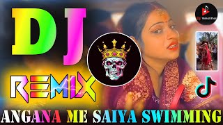 Angana Me Saiya Swimming Pool Banwaya  Dj Remix Full Bass  Instagram Viral Dj Song Dj Vishal Bhai [upl. by Mont]