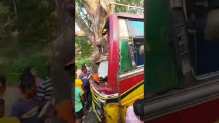 Today rumirik bus accident at debnathpue bus karimpur krishnanagar bardhaman debnathpurshorts [upl. by Silirama667]