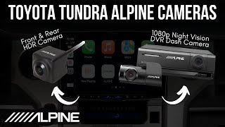 Toyota Tundra Alpine FrontRear Camera amp Dash Cam WalkAround  2014  2021 Toyota Tundra [upl. by Rahsab157]