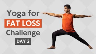 Yoga For Fat Loss Challenge  Day 2  Yoga with Naveen [upl. by Teferi]