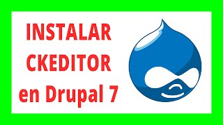 CKEditor Drupal 7  Instalación y configuración 👉 CURSO DE DRUPAL 7 003 [upl. by Ecertap802]