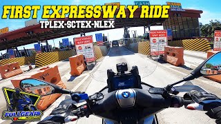 EXPRESSWAY RIDE  TPLEXSCTEXNLEX  FULLGEAR MOTOVLOG [upl. by Aseral]