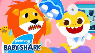 Ouchie What Brings You Here Lion  Compilation  Baby Shark Doctor Episode  Baby Shark Official [upl. by Retha]