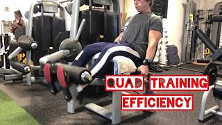 Quadriceps Leg Ext and Brignole Squat [upl. by Germano]