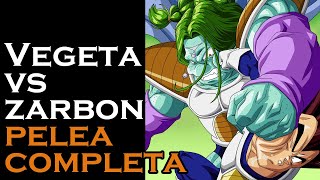 Vegeta Vs Zarbon  Ambas Peleas Completas del Anime aka Zabon [upl. by Losyram]