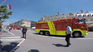 Parade Militaire Ambulance Protection Civile Croix rouge GrandDuché LUXEMBOURG 2016 05 [upl. by Rogerg389]