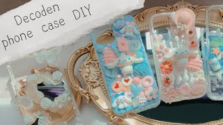 🎨 DIY asethetic phone case  Decoden phone case 📱✨ [upl. by Hallutama987]