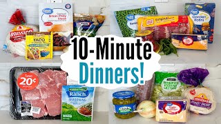 10 MINUTE DINNERS  5 Tasty amp QUICK Recipes  Best Home Cooked Meals Made EASY  Julia Pacheco [upl. by Esiuolyram]