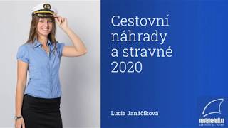 Cestovní náhrady a stravné 2020 [upl. by Lyret321]