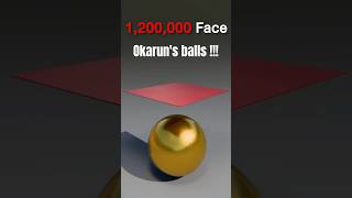 Okaruns balls vs 1 millon face cloth simulation blender simulation moodeng dandadan [upl. by Tani]