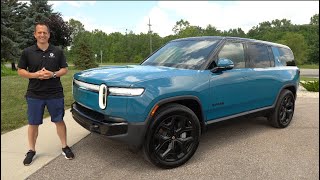 Is the 2025 Rivian R1S a better SUV to BUY than a Cadillac Escalade IQ [upl. by Assyle]